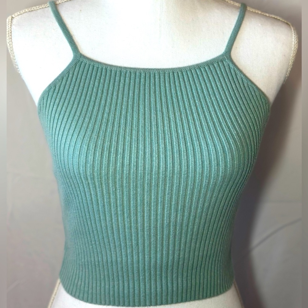 FOREVER 21- tank top, teal, size small.